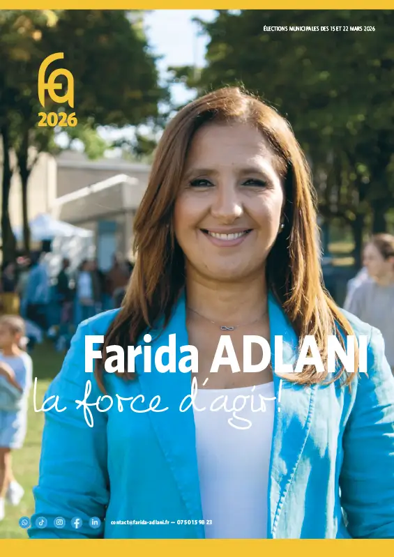 Farida ADLANI - Candidate à la Mairie de Villepinte