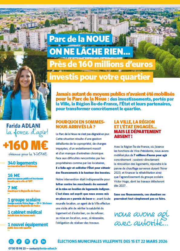 Farida ADLANI, tratc Parc de la Noue